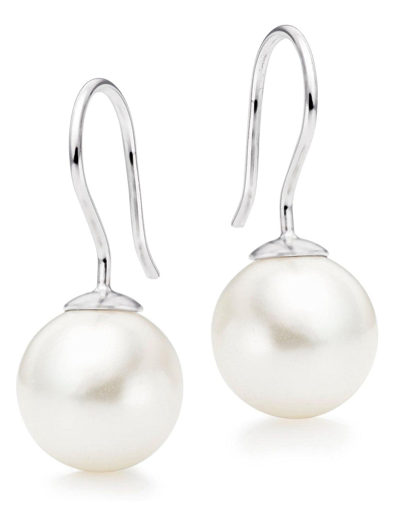 Beaverbrooks Silver Sterling Silver Pearl Drop Earrings