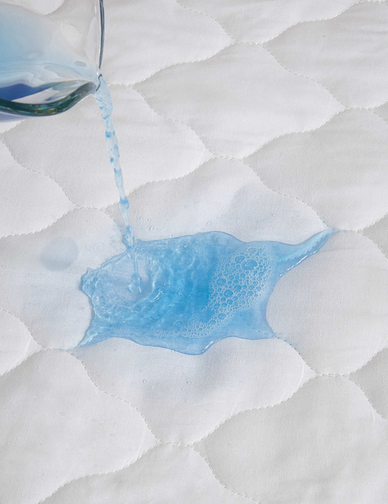 Sleep Solutions quilted waterproof mattress protector, imported from the UK