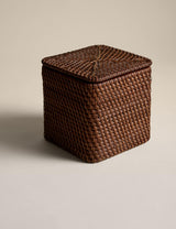 Rattan Structured Cube Storage Box 17cm