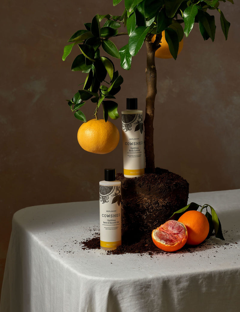 Cowshed Replenish Bath & Shower Gel 300ml, imported from the UK