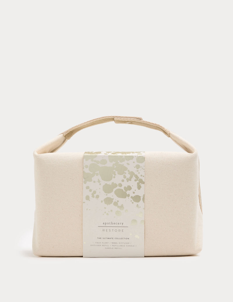 Apothecary Restore Gift Set home fragrance collection, imported from the UK