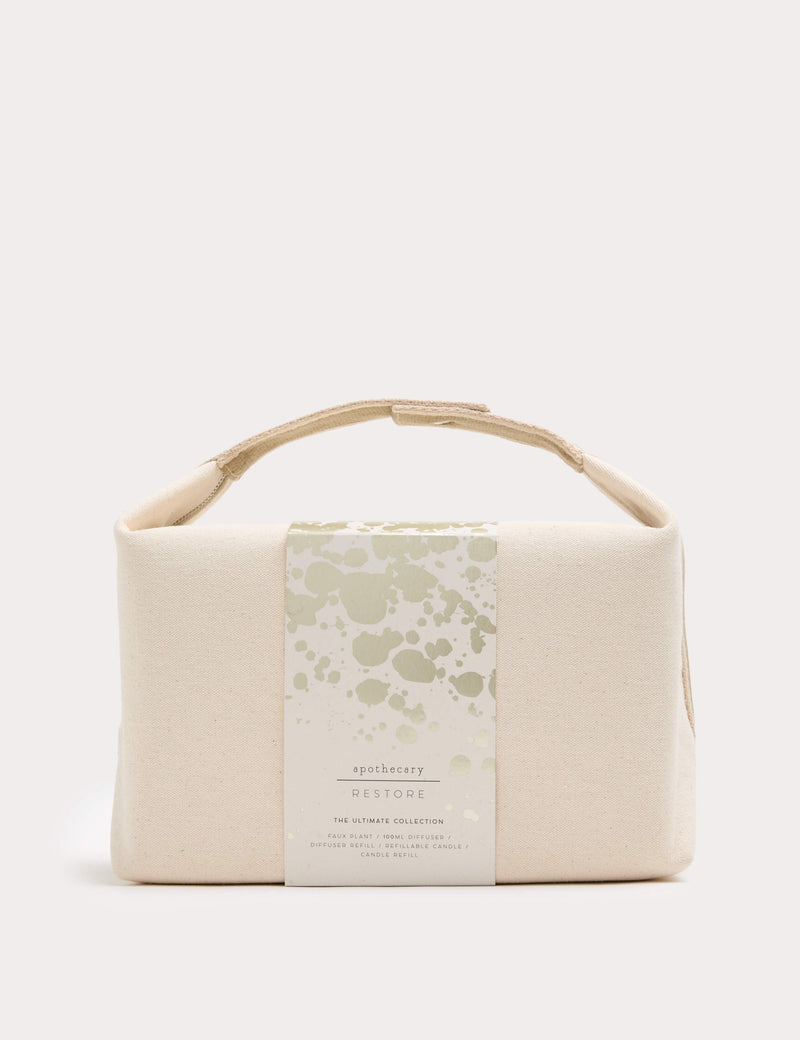 Apothecary Restore Gift Set home fragrance collection, imported from the UK