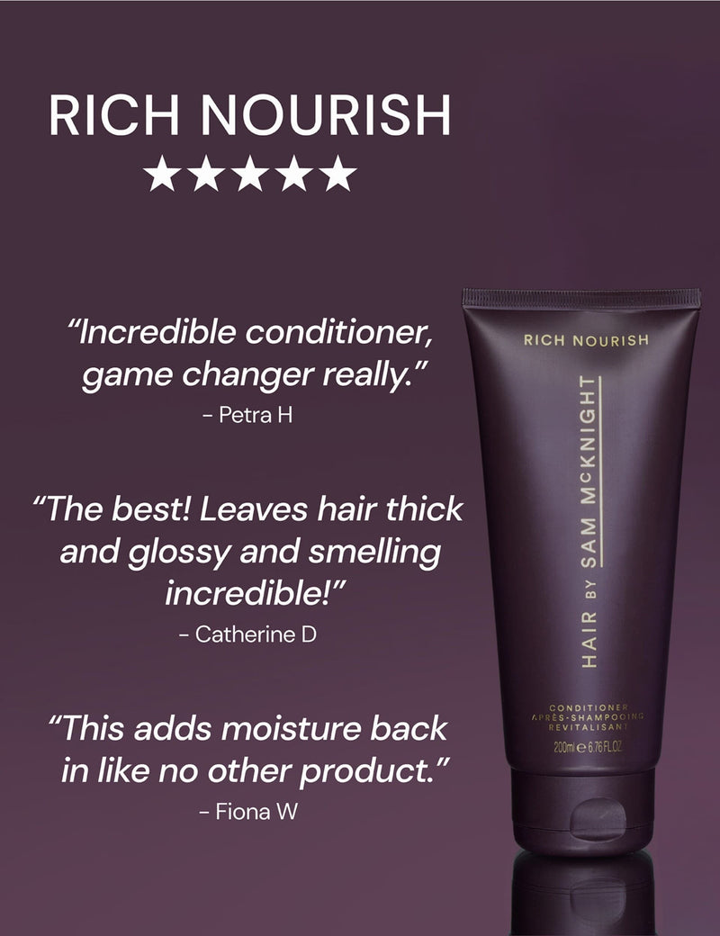 Hair by Sam McKnight conditioner 200ml, imported from the UK