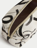 Square Monochrome Wash Bag GOODS M&S