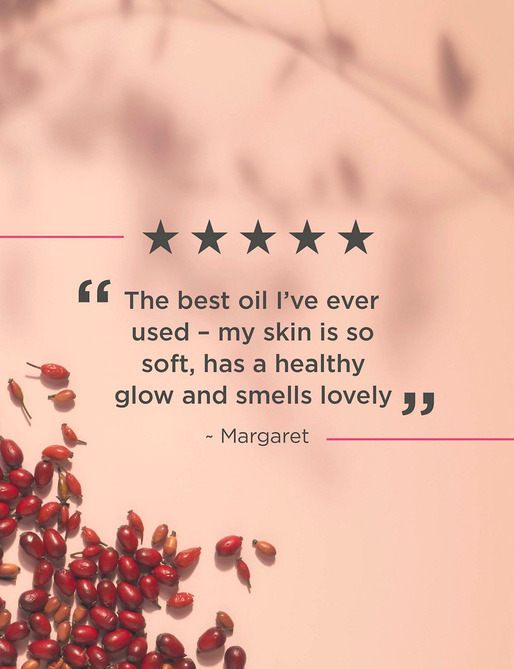 Wild Rose Glow Facial Oil 30ml GOODS M&S