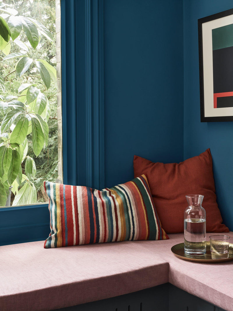 John Lewis Poncho Stripe Multi Cushion, UK version