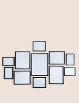 Set of 11 Wood Photo Frames in Multiple Sizes