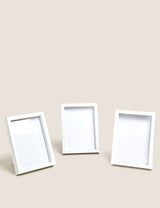 Set of 3 Wood Effect Photo Frames 4x6 inch