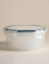 Set of 3 Round Clip Storage Containers 1.5L 800ml 400ml Food Storage Containers