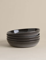 Amberley Reactive Stoneware Pasta Bowls Set of 4