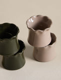 Ceramic napkin rings set of 4 (British brand)