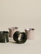 Ceramic Napkin Rings Set of 4 Decorative Tableware