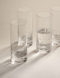 M&S etched hi ball glasses set of 4 (British brand)
