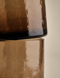 Set of 4 hammered glass tumblers (British brand)