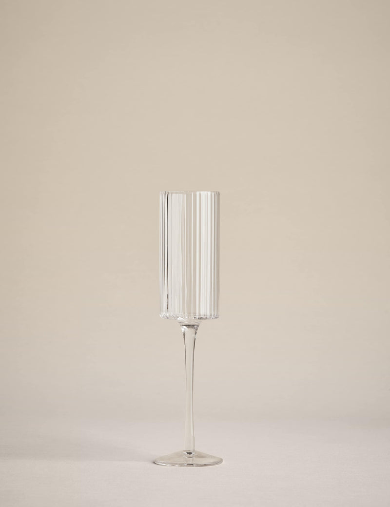 Set of 4 Handmade Celine Champagne Flutes
