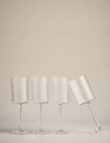 Set of 4 Handmade Celine Wine Glasses