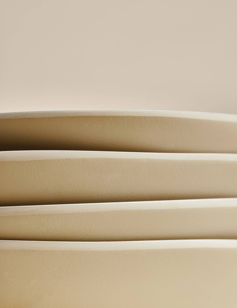 Linen Reactive picnic pasta bowls set of 4 (British brand)