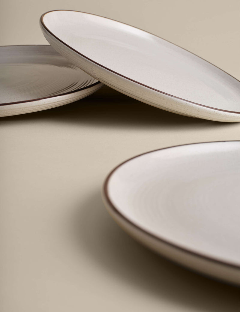 Dinner Plates Set of 4 Michigan Rim Style (British brand)