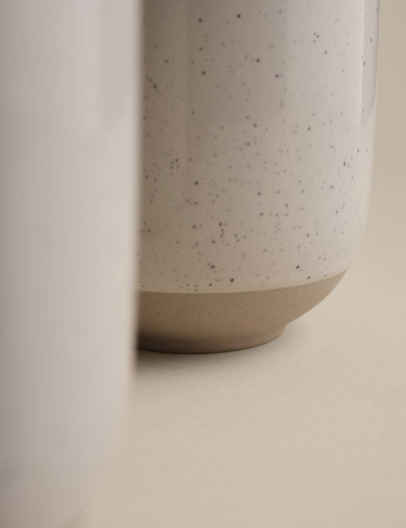 Speckle ceramic latte mugs set of four (British brand)