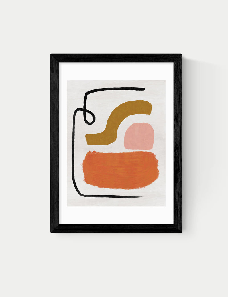 East End Prints abstract framed art print (British brand)
