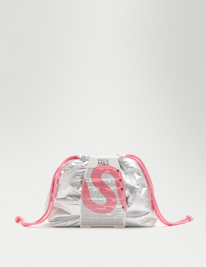 Skincare gift bag with six skincare products (British brand)