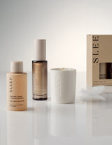 Sleepy Treats Trio Bedtime Relaxation Gift Set with Pillow Mist 30ml, Bath Foam 60ml, and Candle 60g