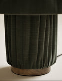 Soft Pleated Fabric Table Lamp (British brand)