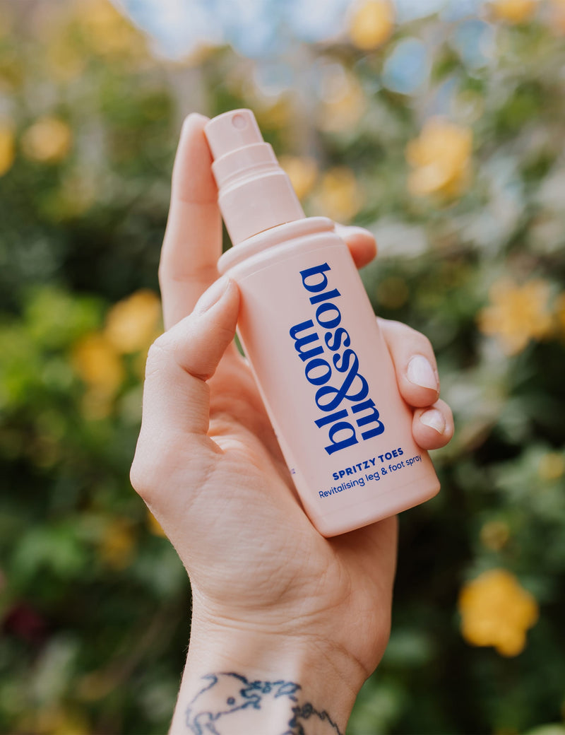 BLOOM AND BLOSSOM Revitalising Leg & Foot Spray 100ml (British brand)