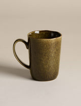 Straight Side Reactive Glaze Mug - Stoneware Coffee Mug
