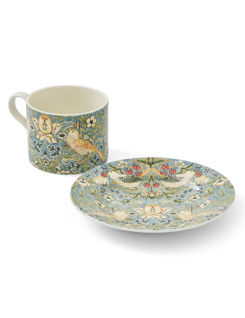 Morris & Co Strawberry Thief Cup and Saucer (British brand)