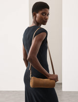 Autograph Suede Cross Body Bag