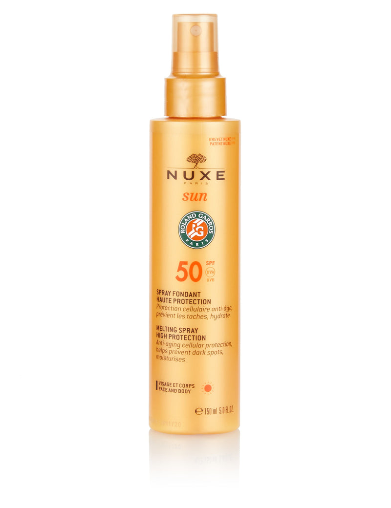 Nuxe SPF 50 melting spray for face and body protection 150ml (British brand)