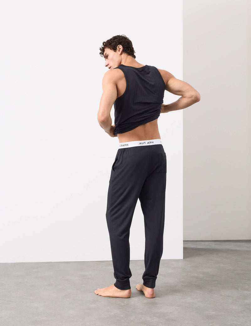 Autograph Supima cotton modal elasticated pyjama joggers (British brand)