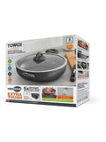 Tower Grey Cerastone 30cm Low Casserole Pot with Lid