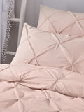 Serene Pink Lara duvet cover and pillowcase set (British brand)