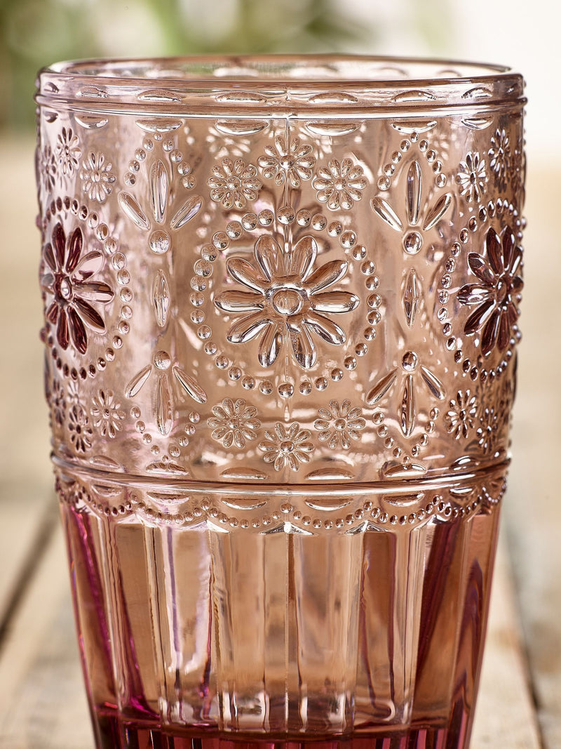 Multi Claro tumbler glasses set of 4 12cm height (British brand)