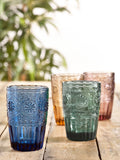 Multi Claro tumbler glasses set of 4 12cm height (British brand)