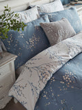Laura Ashley Blue Dark Seaspray Pussy Willow duvet cover set, UK version