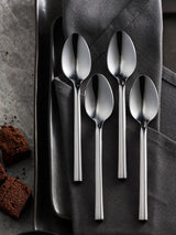 Kensington Silver Stainless Steel Tea Spoon Cutlery Set 4 Piece