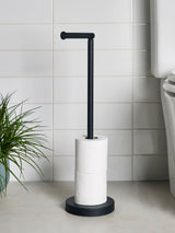 Black Pivot Top Toilet Roll Holder 58cm x 18.5cm x 16cm