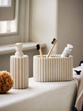 Natural rib soap dispenser, imported from the UK