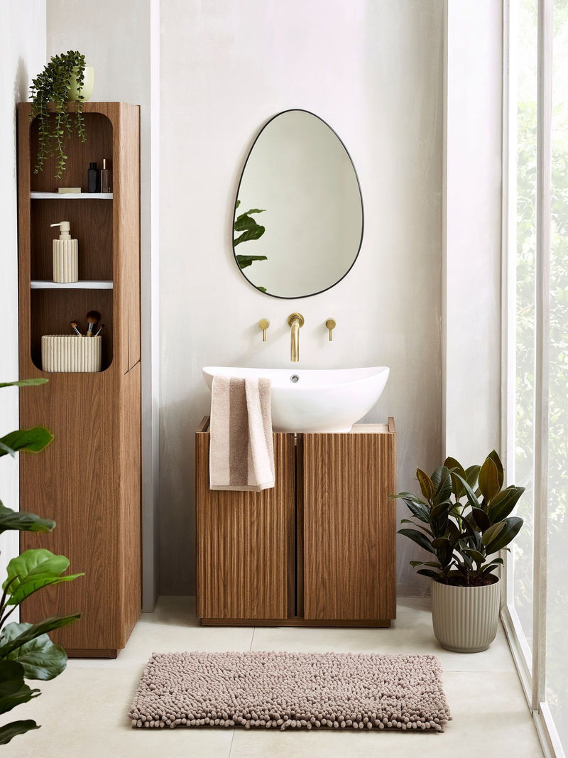 Natural rib soap dispenser, imported from the UK