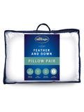 Silentnight Anti-Bacterial 100% Cotton Pillows Pair (British brand)