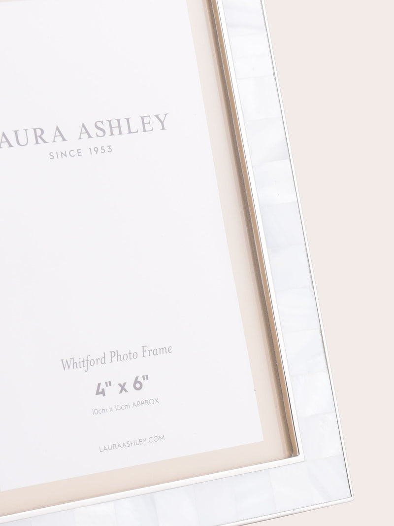 Laura Ashley Whitford Picture Frame Chrome, UK version