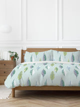 Copenhagen Home Flynn Duck Egg Blue Duvet Cover & Pillowcase Set Kingsize