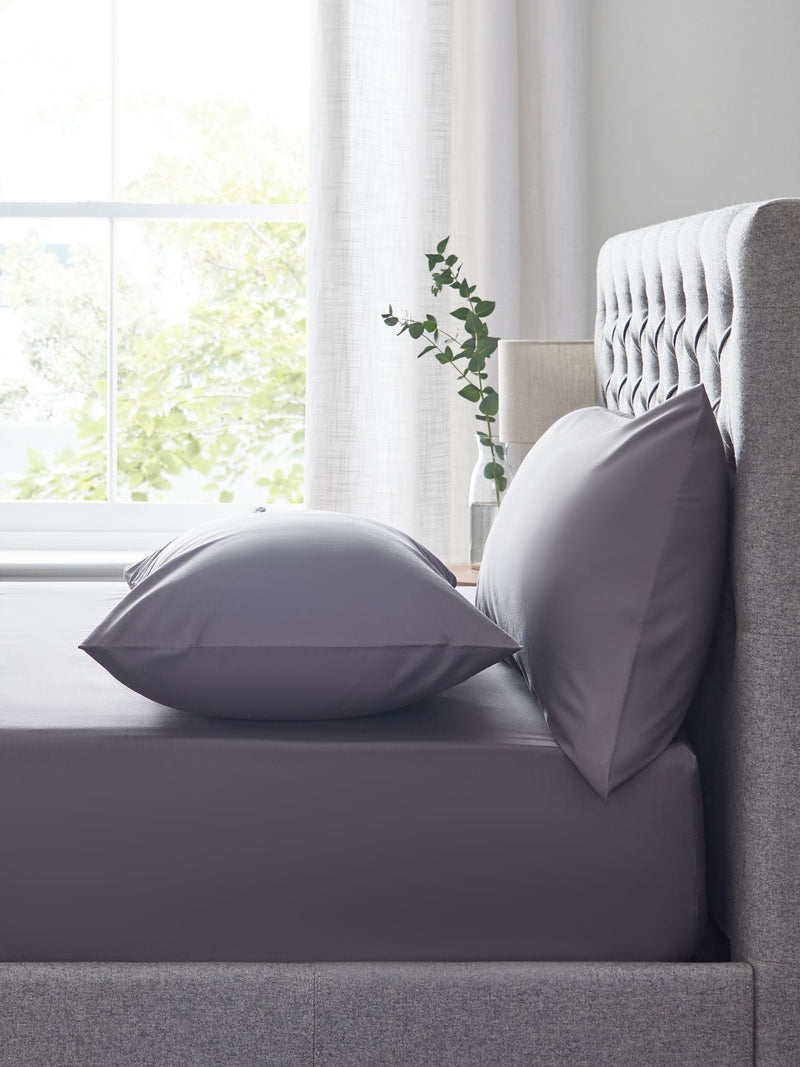 Charcoal Grey Easy Care Polycotton Fitted Sheet