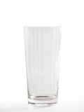 Jasper Conran London clear fluted tall tumbler glasses 15cm height set of 4, UK version
