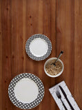 Interiors by Premier Avie Windmill white dinner set 12 piece, UK version