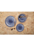 Interiors by Premier Blue/White Maya Dinner Set