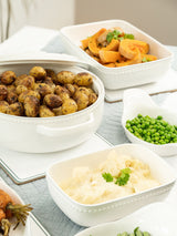 Mary Berry White Medium Fine China Roasting Dish